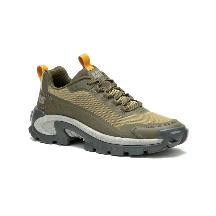 Intruder Lightning Mesh Sneaker Dark Olive MenWomen Cat Footwear Chunky Sneakers