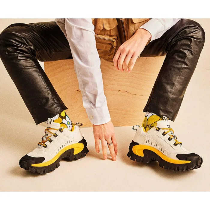 Intruder Shoe Blackblack MenWomen Cat Footwear Chunky Sneakers