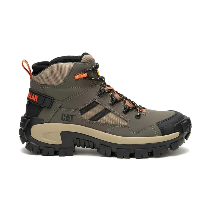 Invader Mid Vent Composite Toe Work Boot Bungee Cord Men Cat Footwear Boots