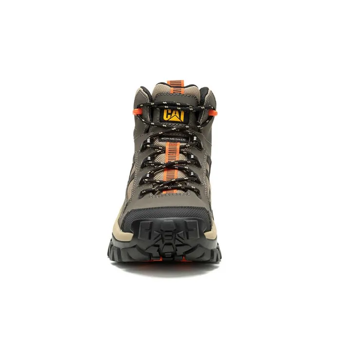 Invader Mid Vent Composite Toe Work Boot Bungee Cord Men Cat Footwear Boots