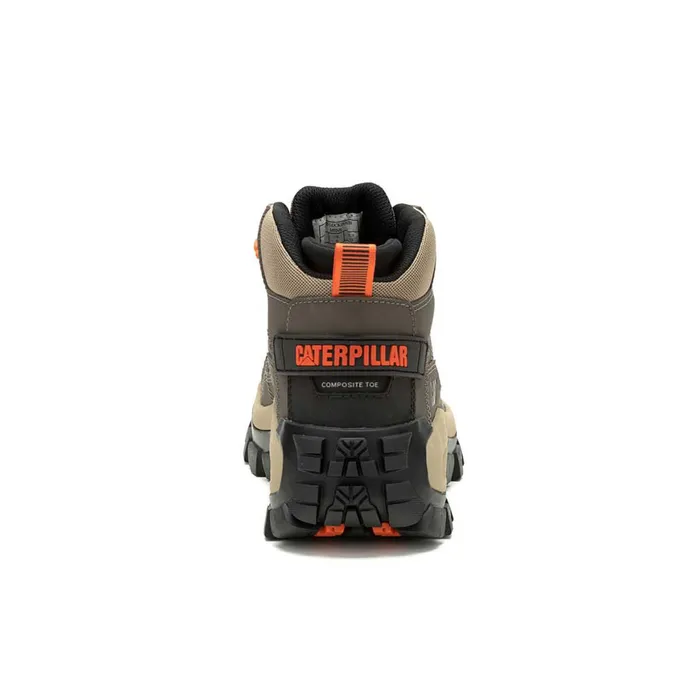 Invader Mid Vent Composite Toe Work Boot Bungee Cord Men Cat Footwear Boots