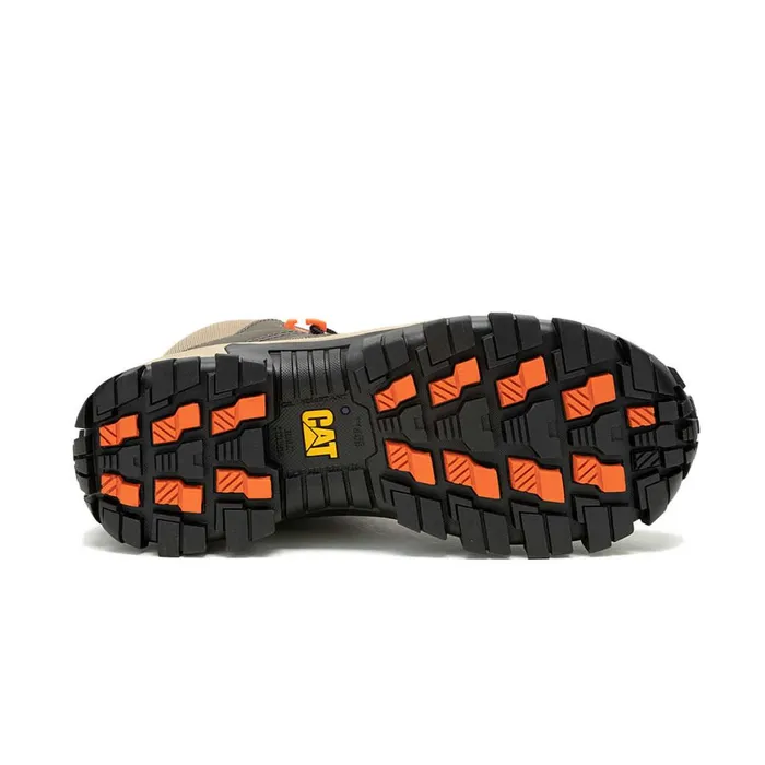 Invader Mid Vent Composite Toe Work Boot Bungee Cord Men Cat Footwear Boots