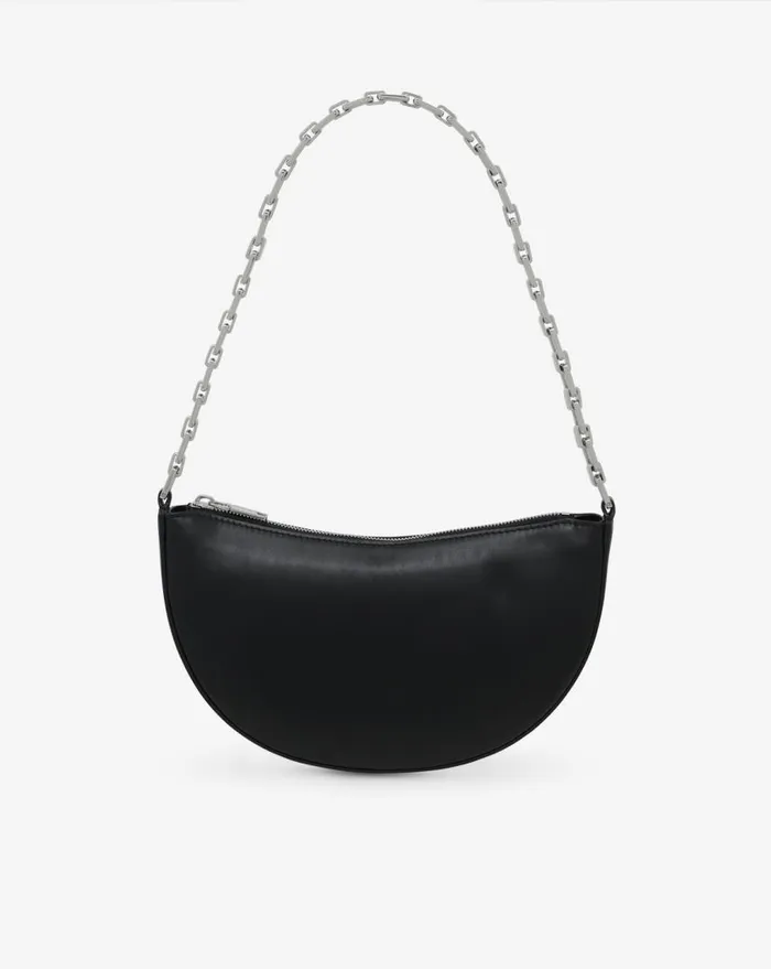 IRO ARC CLUTCH LEATHER BAG WITH CHAIN Black Women Bags