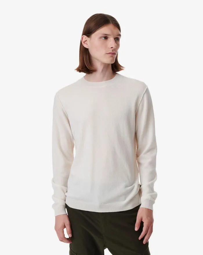 IRO ENKO ROUNDNECK CASHMERE SWEATER White Men Sweaters