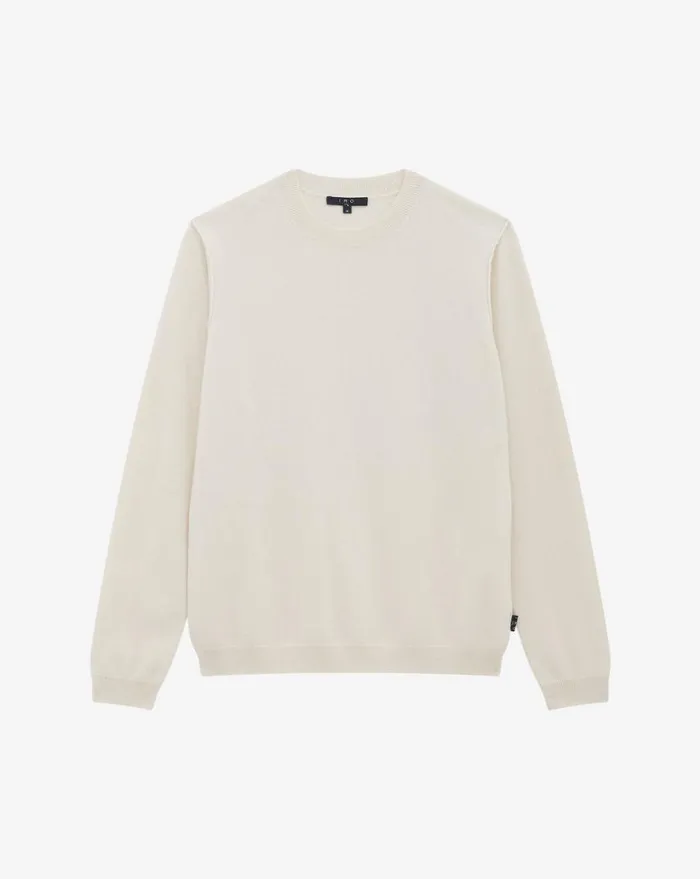 IRO ENKO ROUNDNECK CASHMERE SWEATER White Men Sweaters