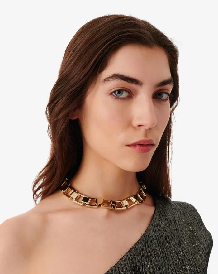 IRO SQUARE GOLD CHAIN NECKLACE Gold Women Jewels