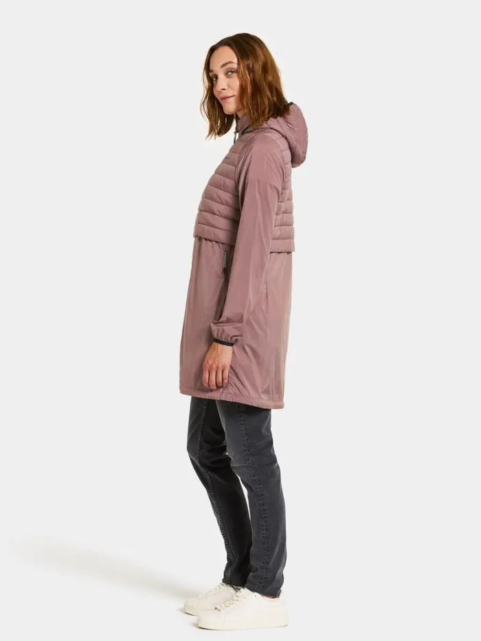 Isabella Parka Faded Wine Women Didriksons Spring Jackets