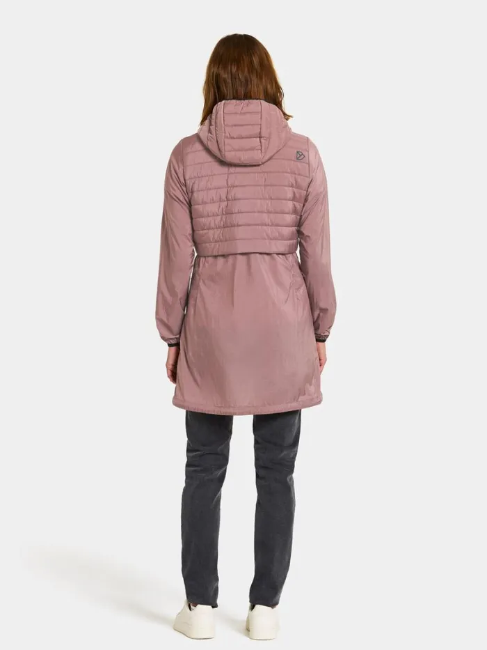 Isabella Parka Faded Wine Women Didriksons Spring Jackets