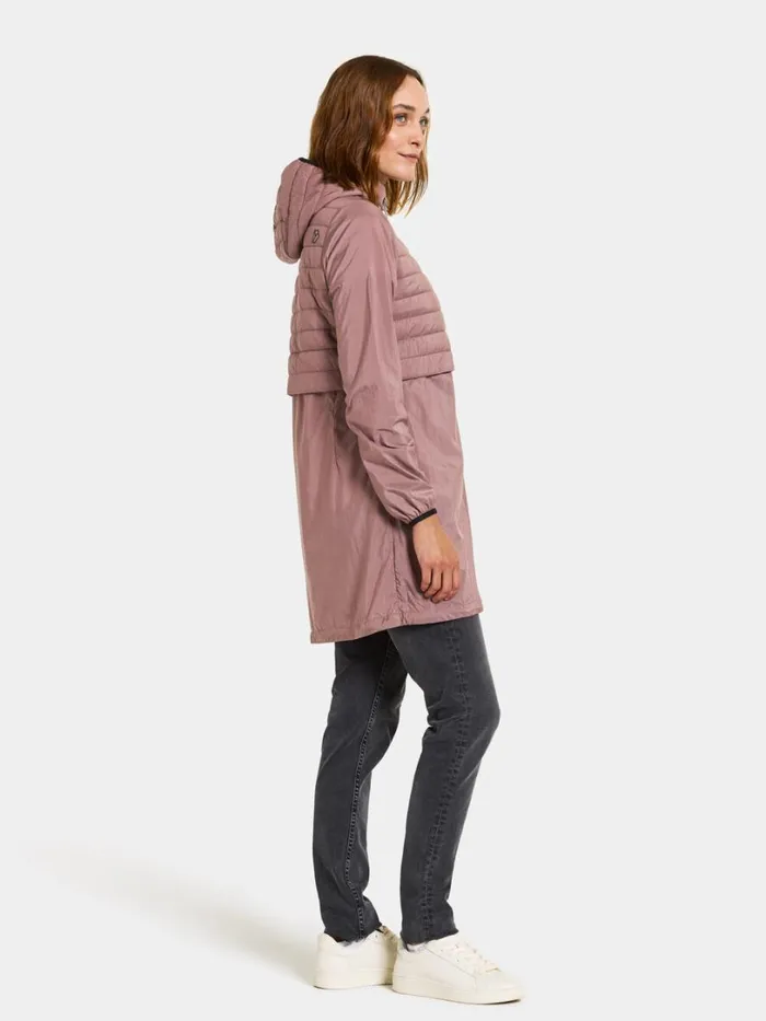 Isabella Parka Faded Wine Women Didriksons Spring Jackets