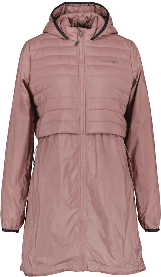 Isabella Parka Faded Wine Women Didriksons Spring Jackets