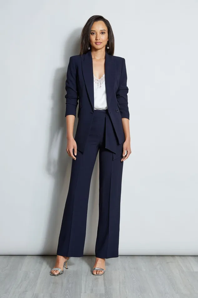 Jackets and Blazers Women Elie Tahari Asymmetrical Panel Blazer STARGAZER