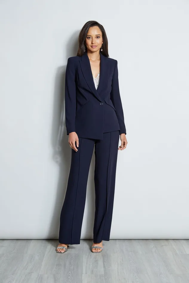 Jackets and Blazers Women Elie Tahari Asymmetrical Panel Blazer STARGAZER
