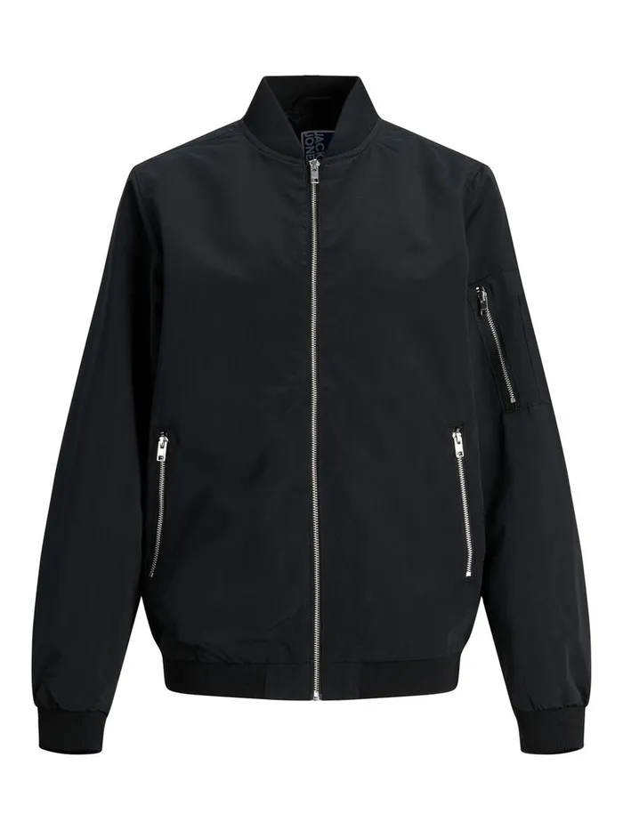 Jackets JACK and JONES Junior BOYS BOMBER JACKET Black Black