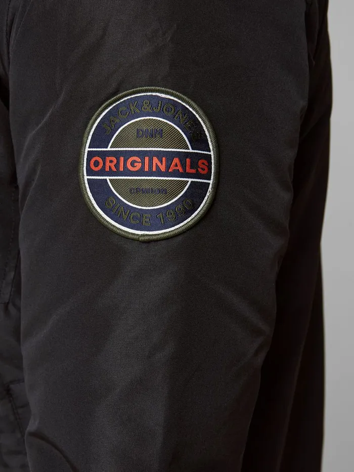 Jackets JACK and JONES Mens NAPOLEON POCKET JACKET Black Black