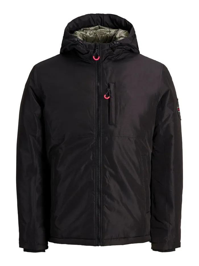 Jackets JACK and JONES Mens NAPOLEON POCKET JACKET Black Black