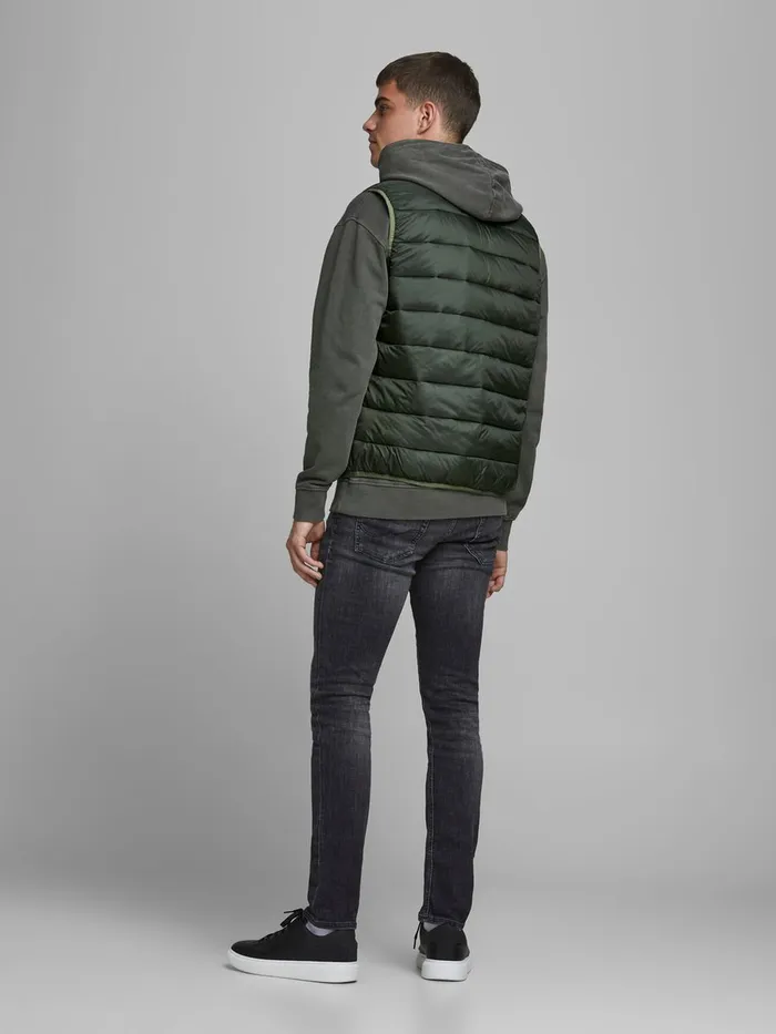 Jackets JACK and JONES Mens PUFFER GILET Green Rosin