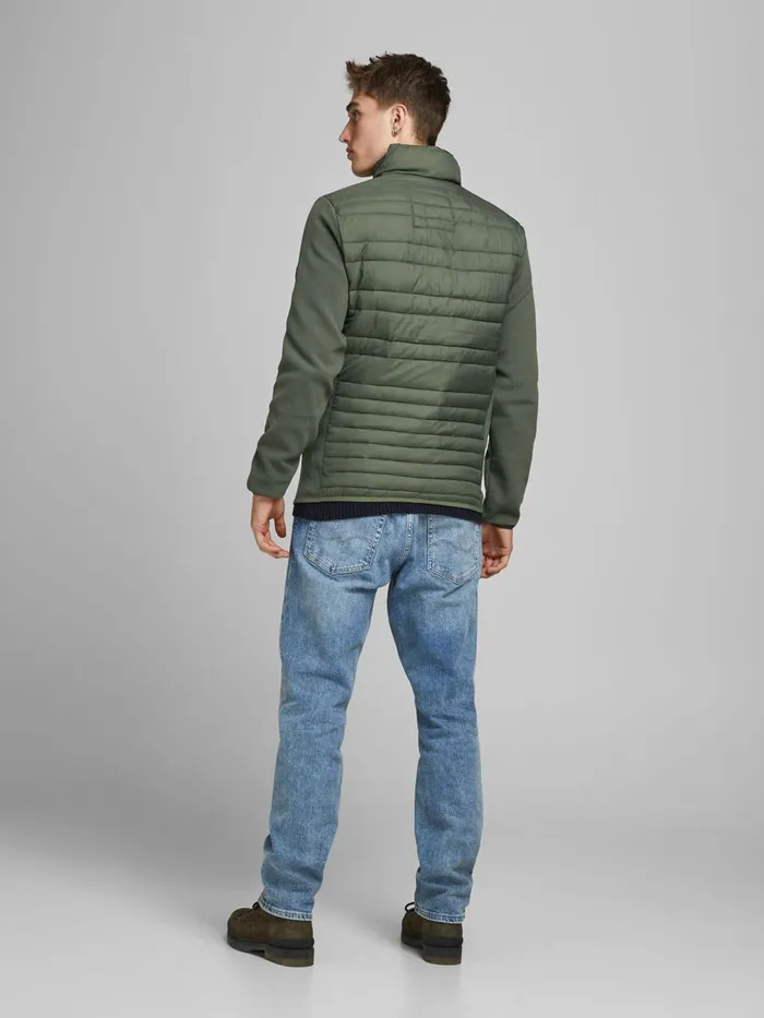 Jackets JACK and JONES Mens RECYCLED POLYESTER JACKET Green Dusty Olive