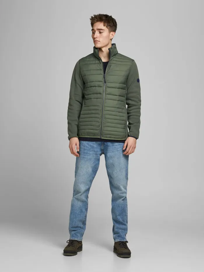 Jackets JACK and JONES Mens RECYCLED POLYESTER JACKET Green Dusty Olive