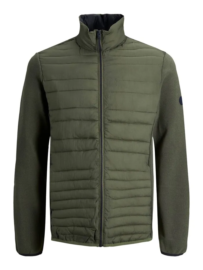 Jackets JACK and JONES Mens RECYCLED POLYESTER JACKET Green Dusty Olive
