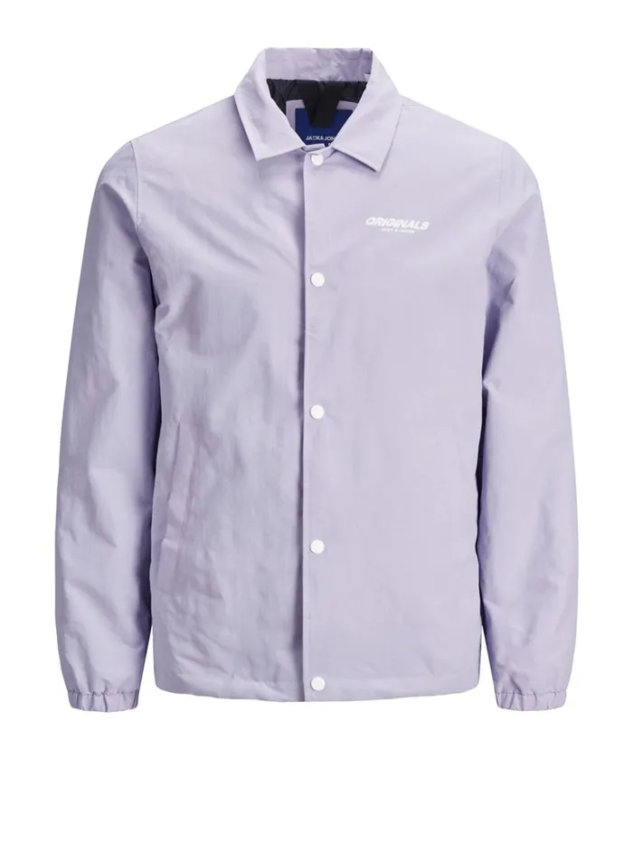 Jackets JACK and JONES Mens SPORTSWEARINSPIRED LIGHTWEIGHT JACKET Pastel Lavender
