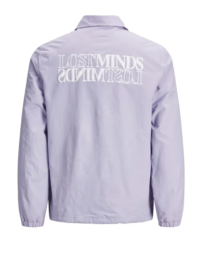 Jackets JACK and JONES Mens SPORTSWEARINSPIRED LIGHTWEIGHT JACKET Pastel Lavender