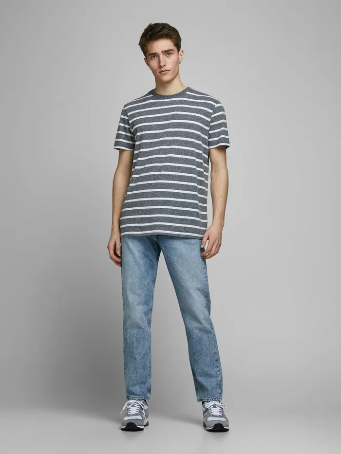 Jeans JACK and JONES Mens CHRIS ORIGINAL AM 982 LOOSE FIT JEANS Blue Blue Denim