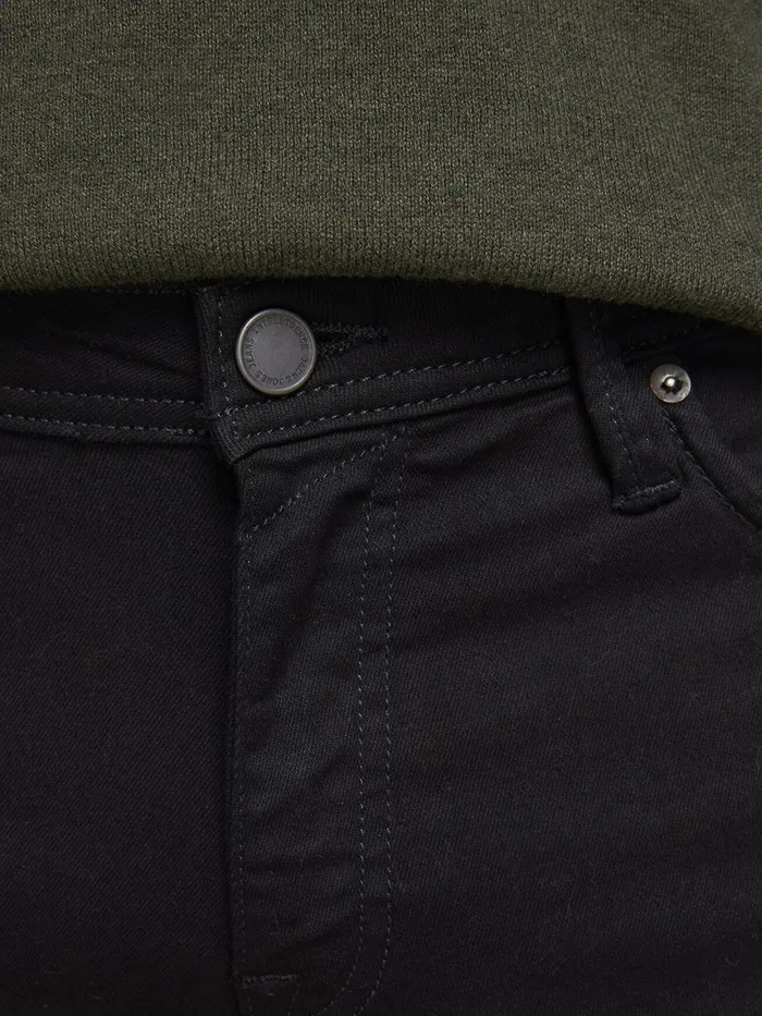 Jeans JACK and JONES Mens GLENN FELIX AM 046 SLIM FIT JEANS Black Black Denim