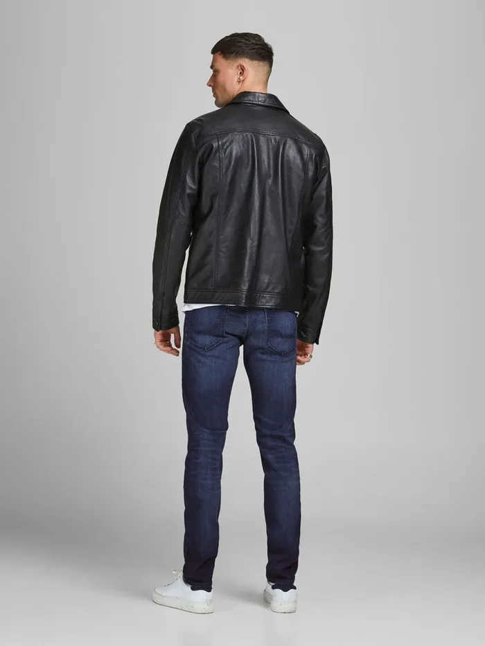 Jeans JACK and JONES Mens GLENN ICON JJ 758 SLIM FIT JEANS Blue Blue Denim
