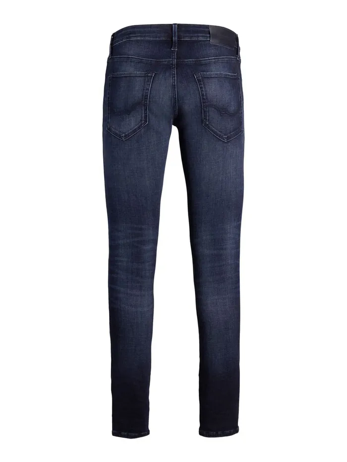 Jeans JACK and JONES Mens GLENN ICON JJ 758 SLIM FIT JEANS Blue Blue Denim
