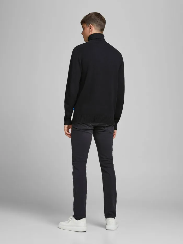 Jeans JACK and JONES Mens GLENN ORIGINAL CJ 167 SLIM FIT JEANS Black Black Denim