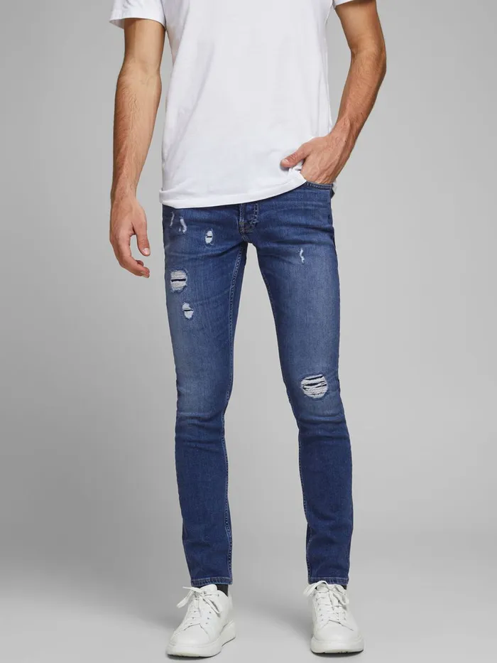 Jeans JACK and JONES Mens GLENN ORIGINAL CJ 929 SLIM FIT JEANS Blue Blue Denim