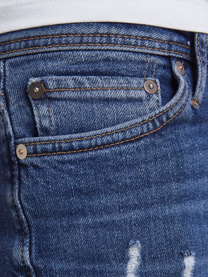 Jeans JACK and JONES Mens GLENN ORIGINAL CJ 929 SLIM FIT JEANS Blue Blue Denim