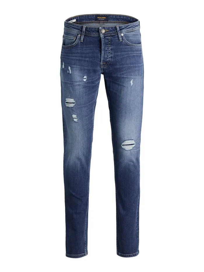 Jeans JACK and JONES Mens GLENN ORIGINAL CJ 929 SLIM FIT JEANS Blue Blue Denim