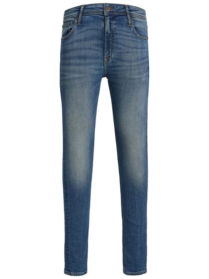 Jeans JACK and JONES Mens LIAM ORIGINAL AM 714 SPS SKINNY FIT JEANS Blue Blue Denim