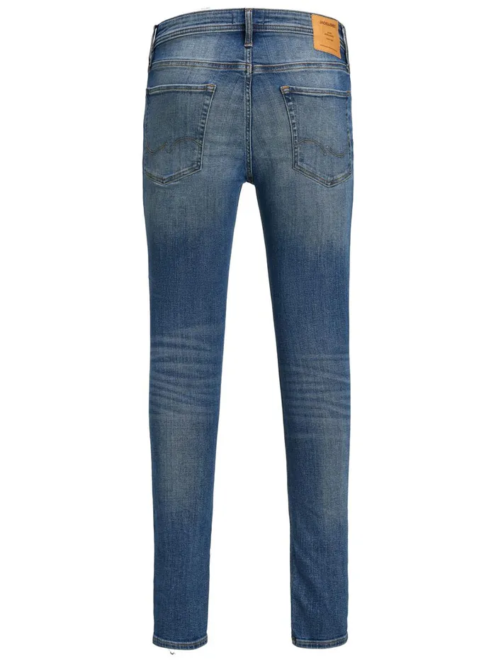 Jeans JACK and JONES Mens LIAM ORIGINAL AM 714 SPS SKINNY FIT JEANS Blue Blue Denim