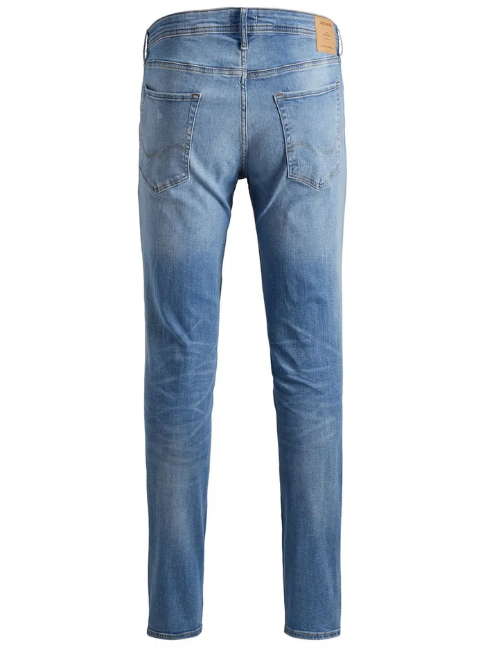 Jeans JACK and JONES Mens LIAM ORIGINAL AM 793 50SPS PLUS SIZE SKINNY FIT JEANS Blue Blue Denim