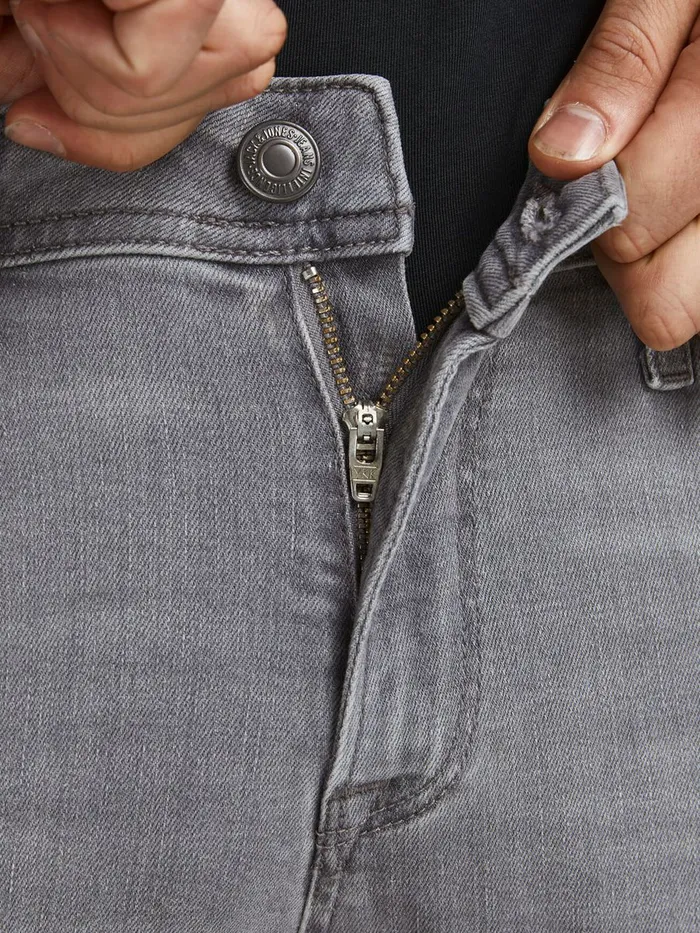 Jeans JACK and JONES Mens LIAM ORIGINAL CJ 810 SKINNY FIT JEANS Grey Grey Denim