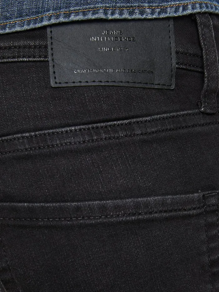 Jeans JACK and JONES Mens LIAM ORIGINAL JOS 928 SKINNY FIT JEANS Black Black Denim