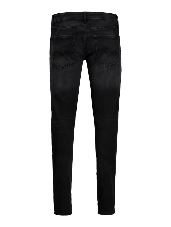 Jeans JACK and JONES Mens LIAM ORIGINAL JOS 928 SKINNY FIT JEANS Black Black Denim