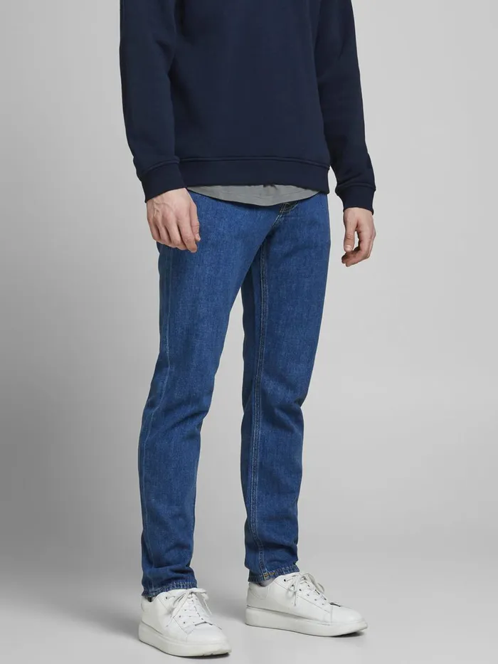 Jeans JACK and JONES Mens MIKE ORIGINAL AM 236 COMFORT FIT JEANS Blue Blue Denim