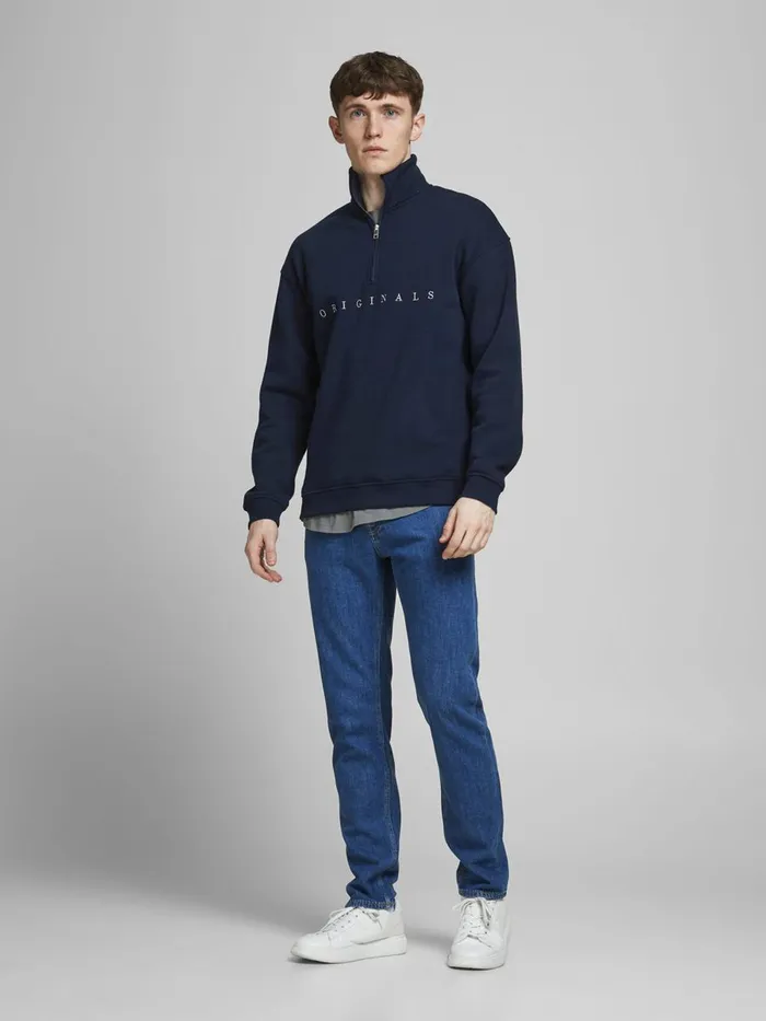 Jeans JACK and JONES Mens MIKE ORIGINAL AM 236 COMFORT FIT JEANS Blue Blue Denim
