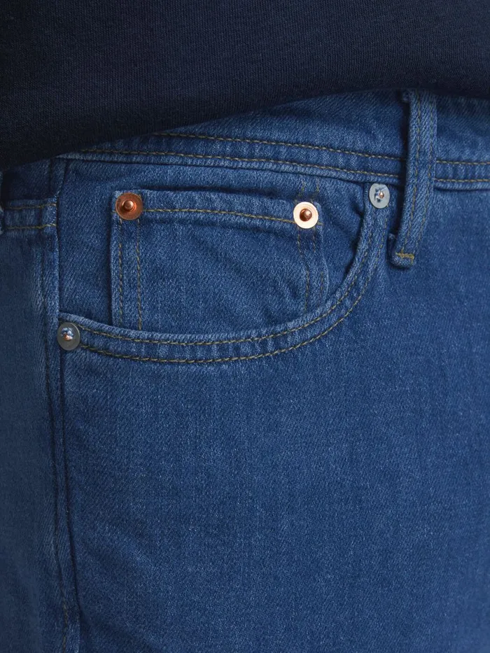 Jeans JACK and JONES Mens MIKE ORIGINAL AM 236 COMFORT FIT JEANS Blue Blue Denim