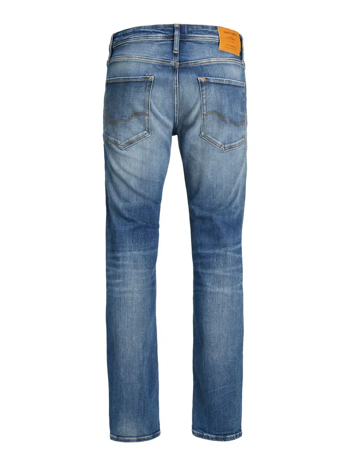 Jeans JACK and JONES Mens MIKE ORIGINAL JOS 411 COMFORT FIT JEANS Blue Blue Denim