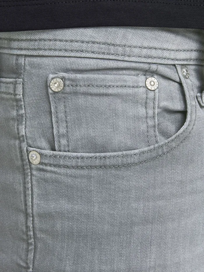 Jeans JACK and JONES Mens TOM ORIGINAL AGI 112 SKINNY FIT JEANS Grey Grey Denim
