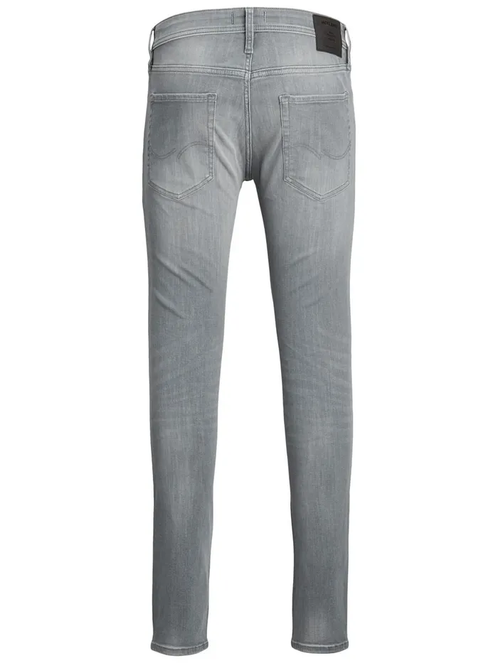 Jeans JACK and JONES Mens TOM ORIGINAL AGI 112 SKINNY FIT JEANS Grey Grey Denim