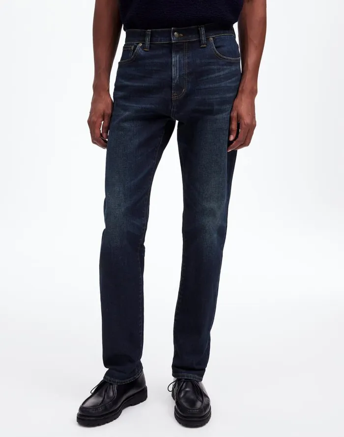 Jeans Men Madewell The 1991 StraightLeg Stretch Selvedge Jean Kinney Wash