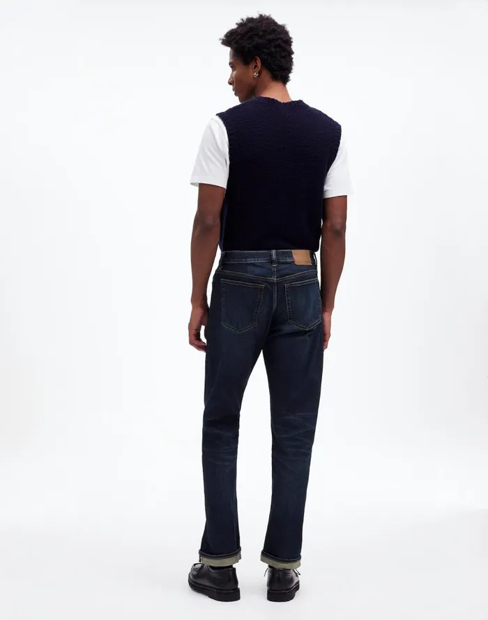 Jeans Men Madewell The 1991 StraightLeg Stretch Selvedge Jean Kinney Wash