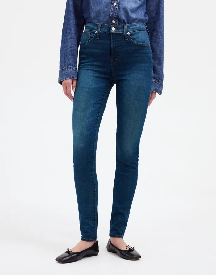 Jeans Women Madewell 10034 HighRise Skinny Jeans Alabara Wash