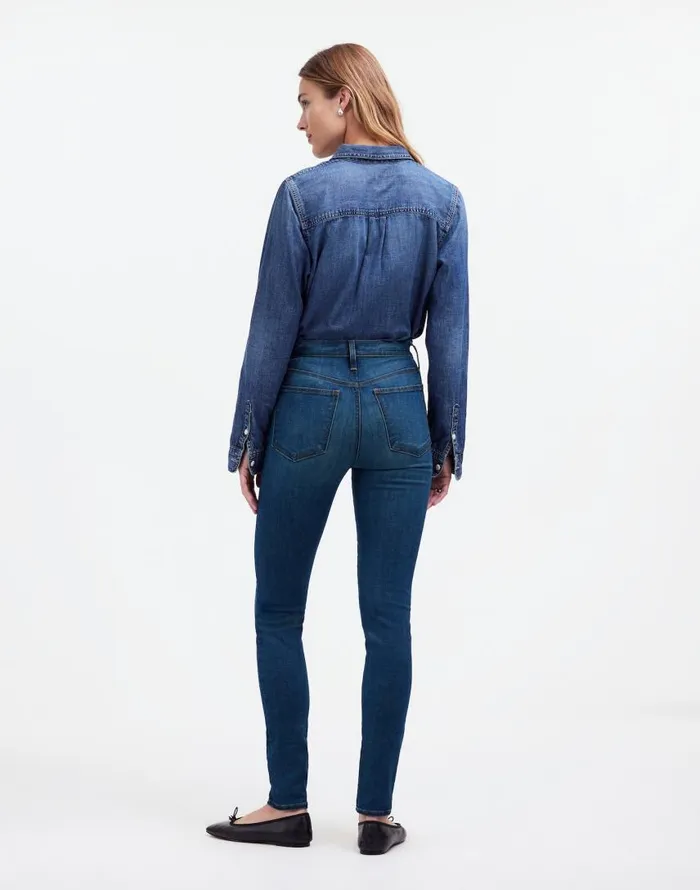 Jeans Women Madewell 10034 HighRise Skinny Jeans Alabara Wash