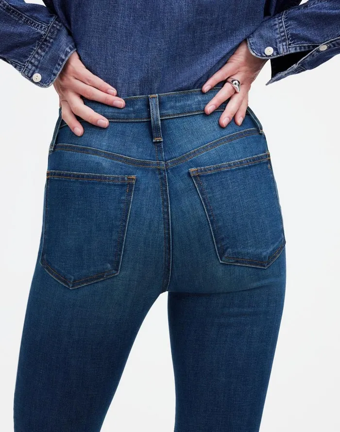 Jeans Women Madewell 10034 HighRise Skinny Jeans Alabara Wash